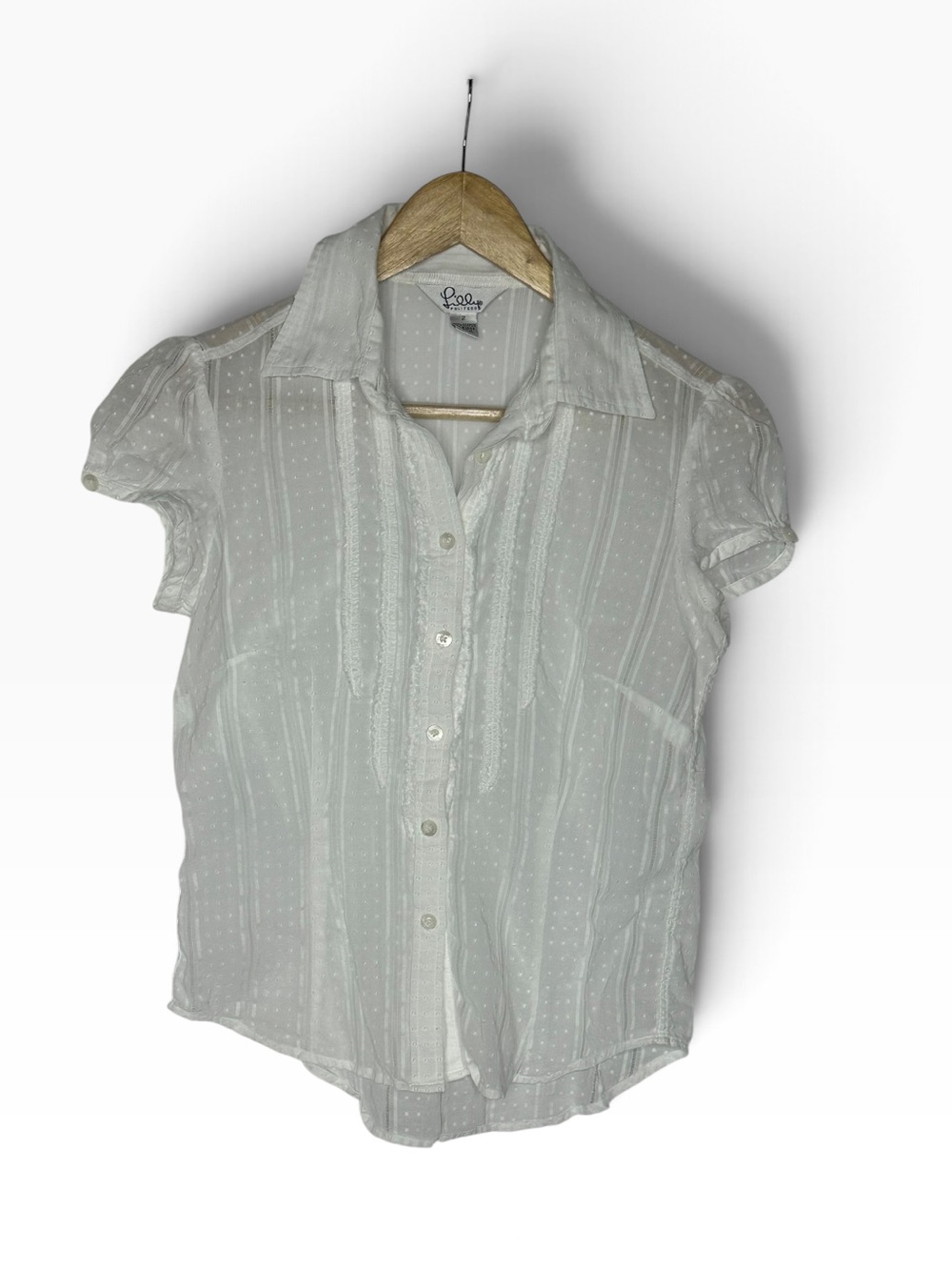 Lilly Pulitzer Swiss Dot Button Front Blouse 2